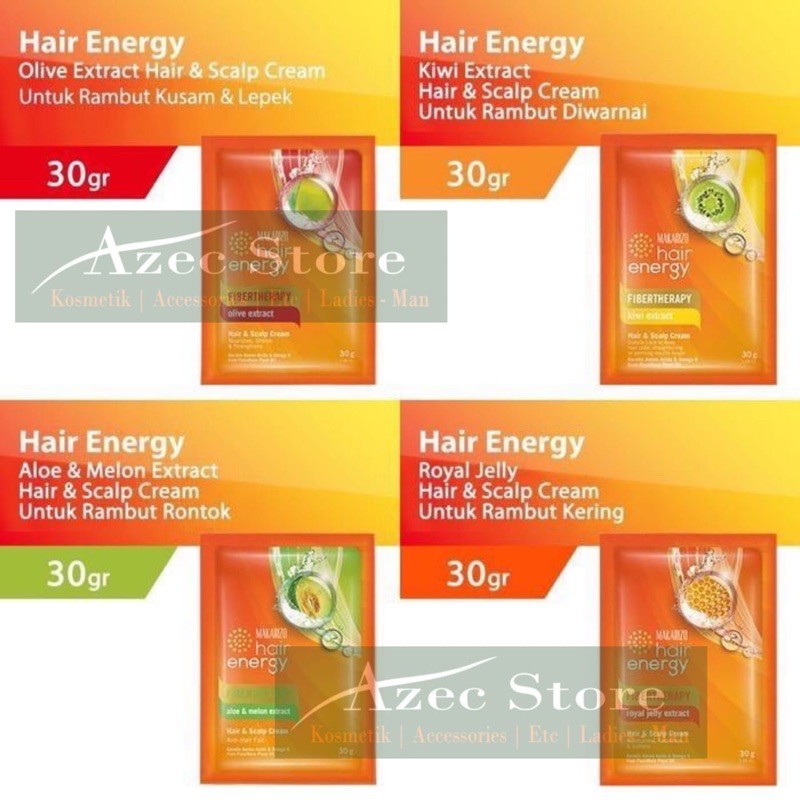 Makarizo Hair Energy Hair &amp; Scalp Creambath - Sachet