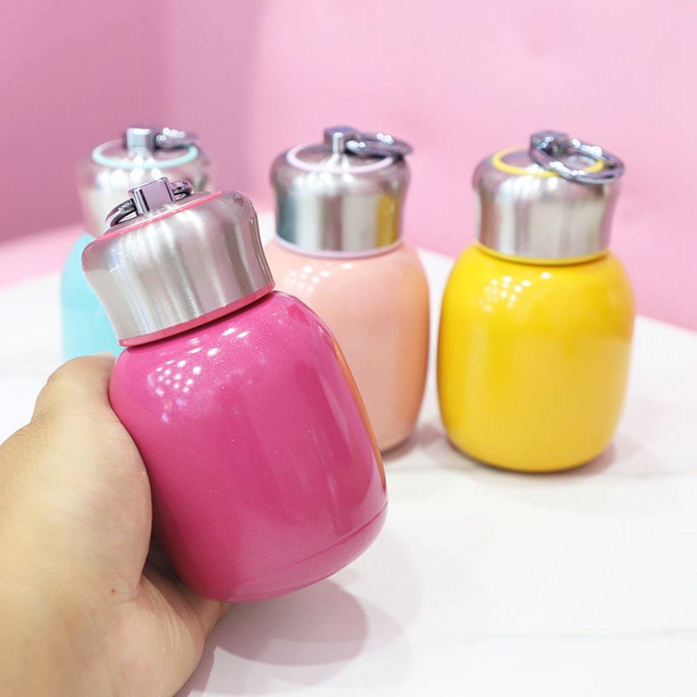 [Elegan] Termos Cangkir Warna Permen Kualitas Tinggi Portabel Lucu Stainless Steel Perlengkapan Minum Compact Vacuum Flasks