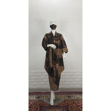 BAJU SETELAN WANITA BATIK VISCOSE SUTRA FREE MASKER
