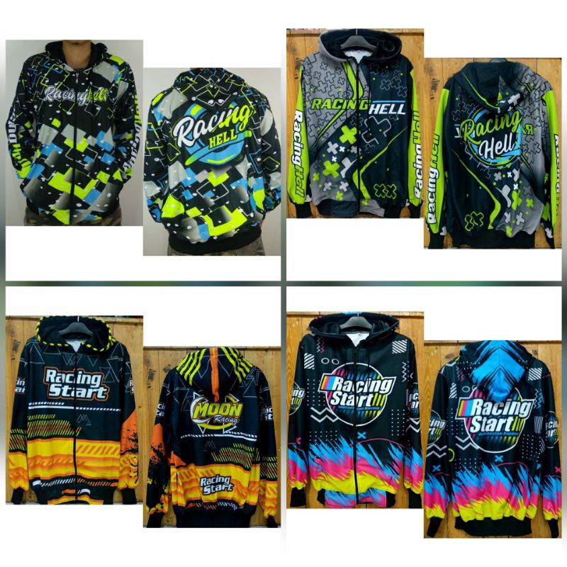 jaket distro jaket racing moon jaket racing star jaket racing hell