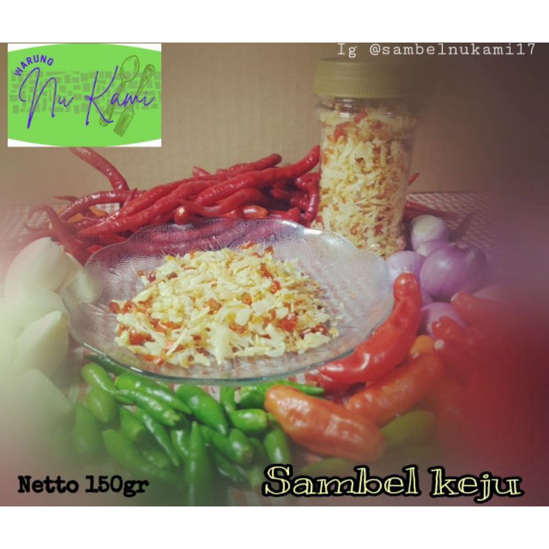 

sambel keju/sambelnukami17 netto 150gr