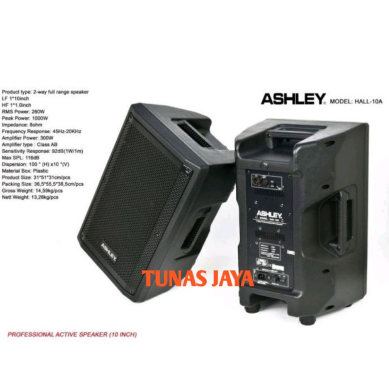 Ashley Hall10A Speaker Aktif