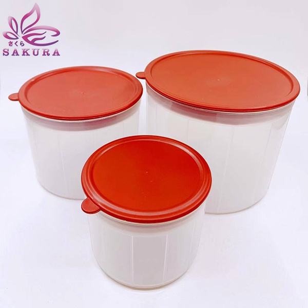 TOPLES SET 3 in 1 / FOOD CONTAINER TEMPAT PENYIMPANAN MAKANAN / TOPLES PLASTIK -sosoyo