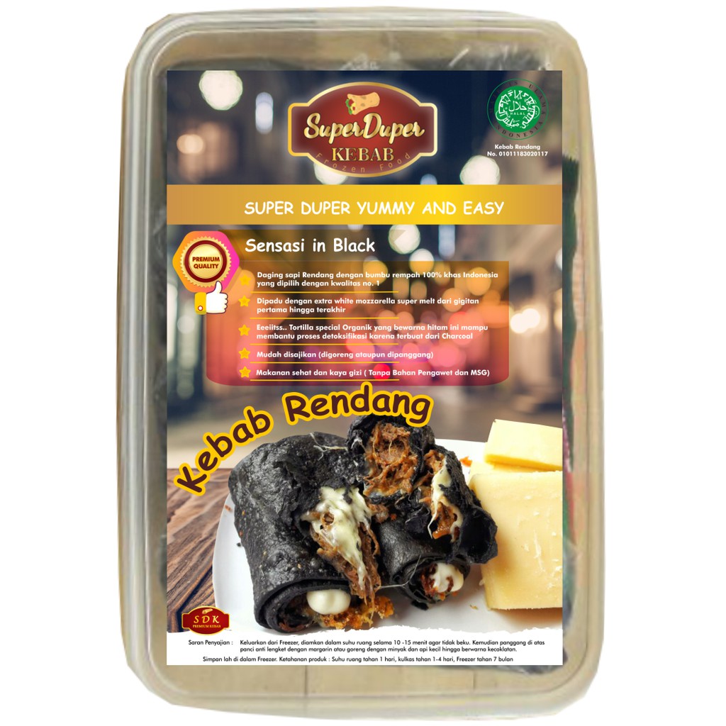 

Super Duper Kebab Varian Rendang