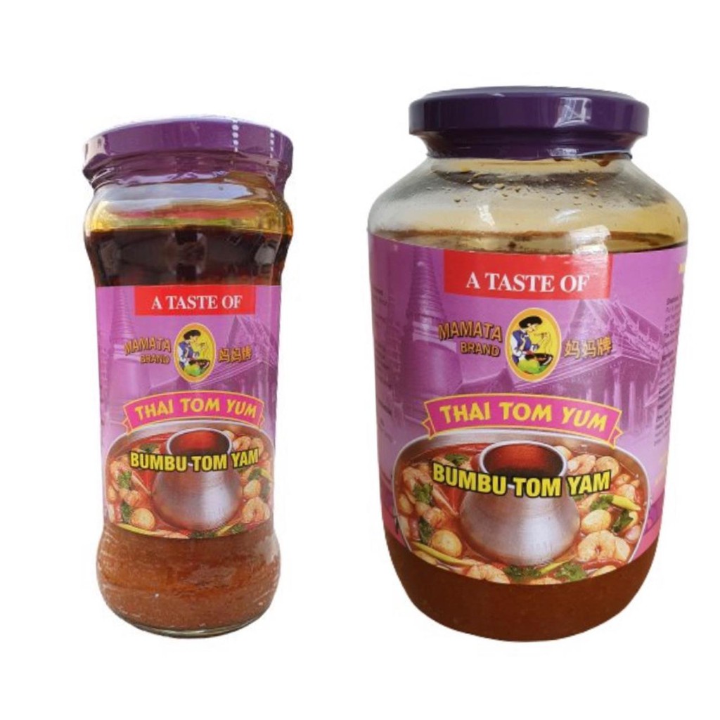 

Bumbu TomYum Mamata Brand Thai Tom Yum Tomyam 340g - 675 gram Thailand