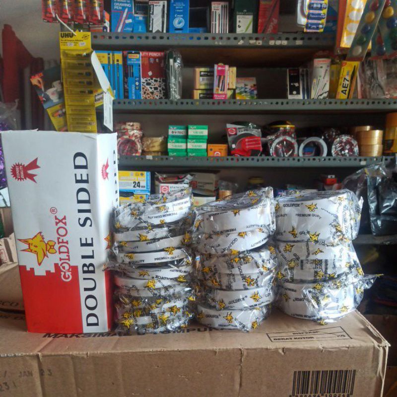 

Double tape goldfox 12mm,24mm dan 48mm