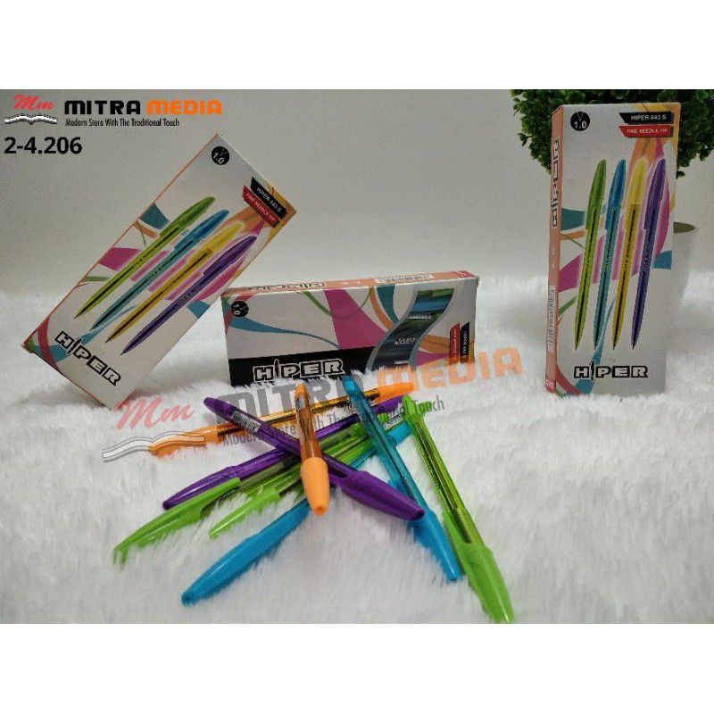 

PULPEN HIPER 1 PAK ISI 12 PCS