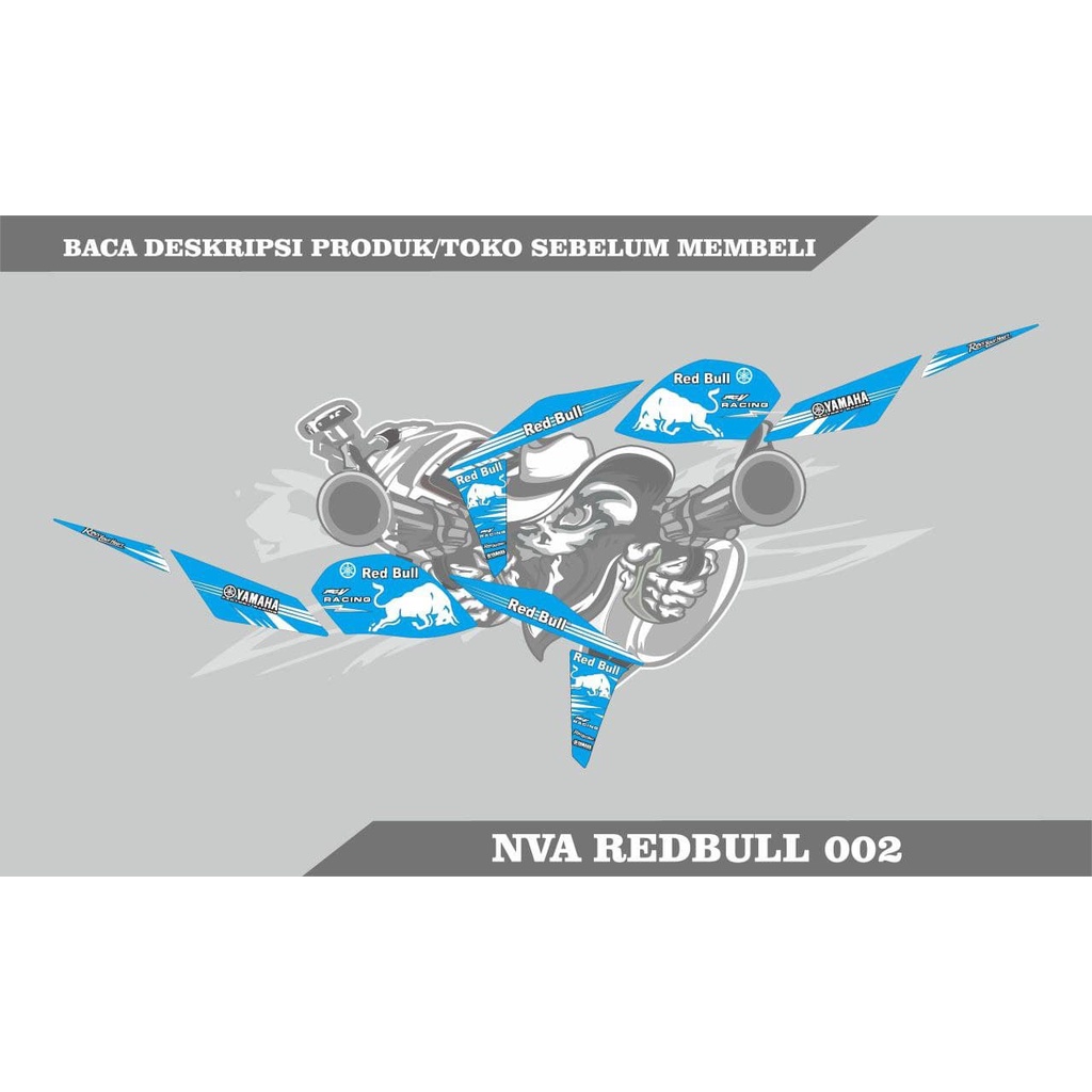 striping stiker motor vixion nva redbull 2