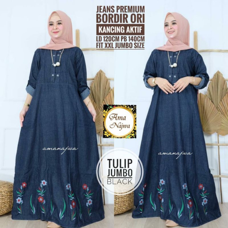 GAMIS JUMBO // JEANS JUMBO // GAMIS JEANS JUMBO / LD . 120