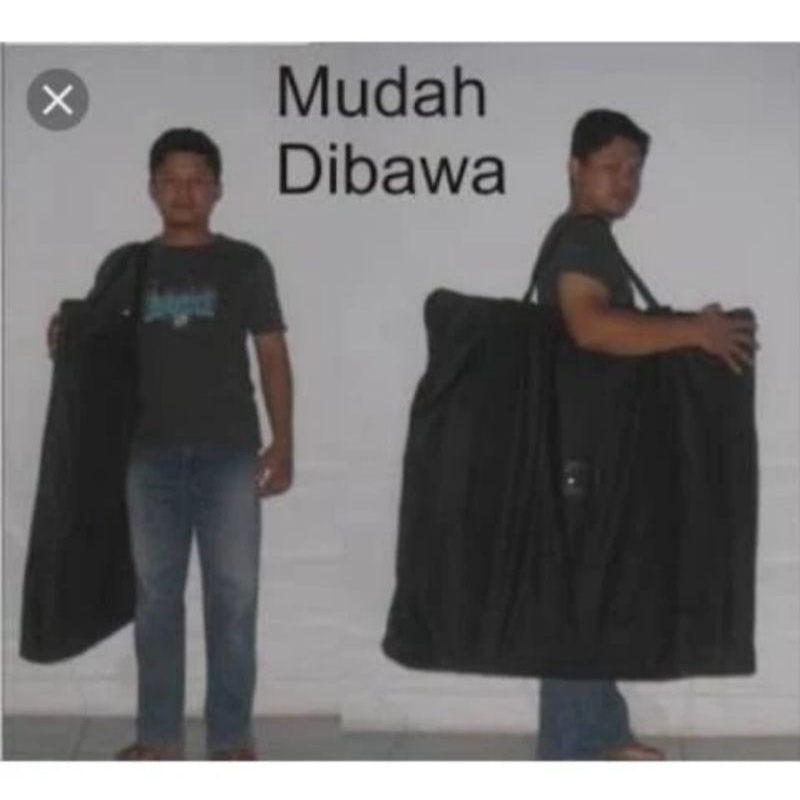 TAS BOOTH PORTABLE MEJA LIPAT ROMBONG PRAKTIS