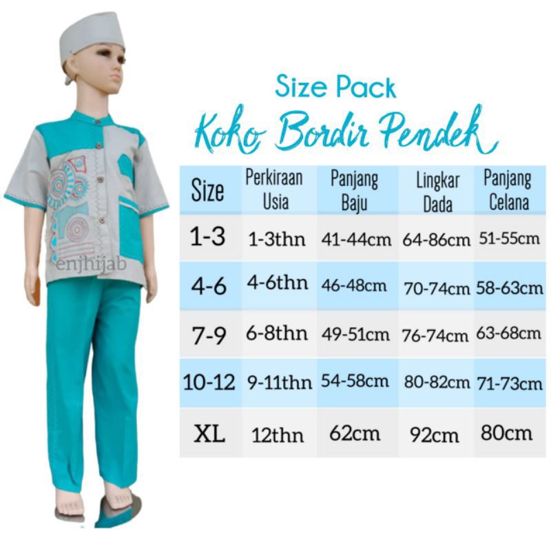 TERBARU SETELAN BAJU KOKO ANAK BAJU MUSLIM ANAK BAJU TAQWA ANAK SETELAN KOKO ANAK JJ KID'S