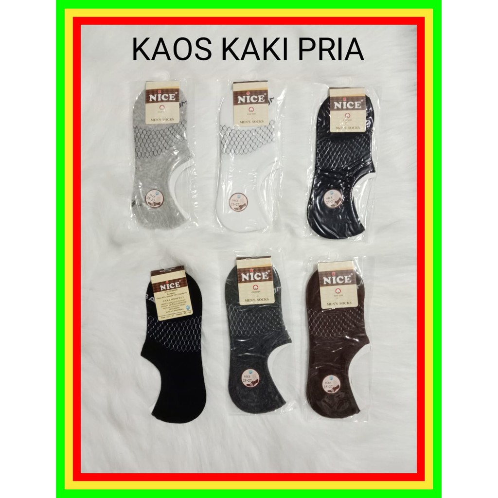 Kaos kaki kerja santai pria