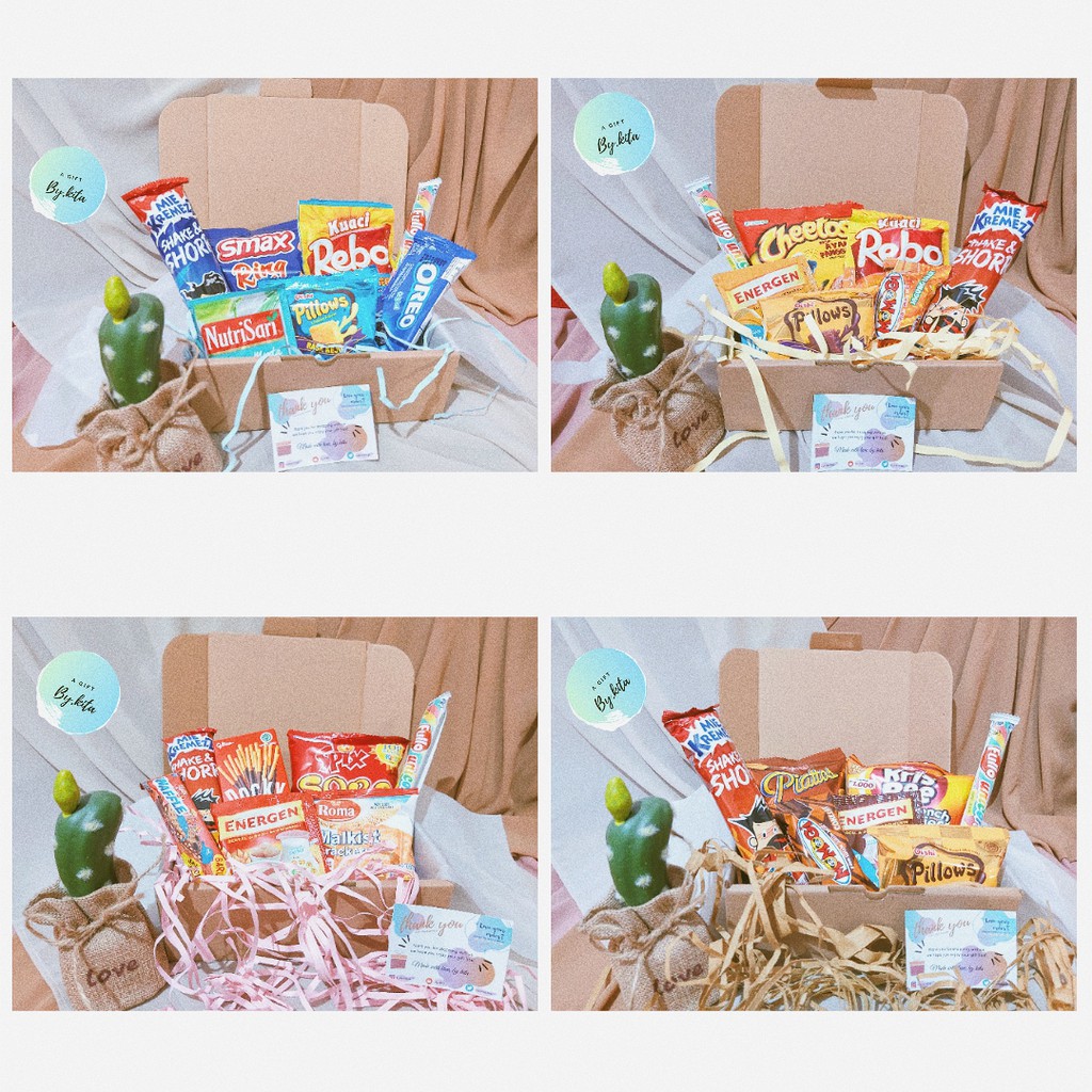 

[ READY] "JOYIE" Small Size SNACKS BOX / GIFT BOX [BIRTHDAY / GRADUATION]