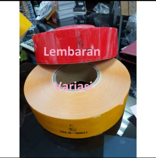 Stiker EPG skotlet mobil box dan truk ukuran 5cm x 45m