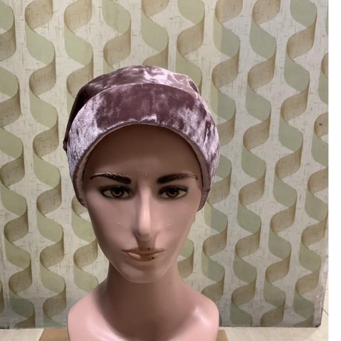 ciput jadul nenek/ ciput bludru / beludru / kerpus kerudung –SR.26Au22ᶻ