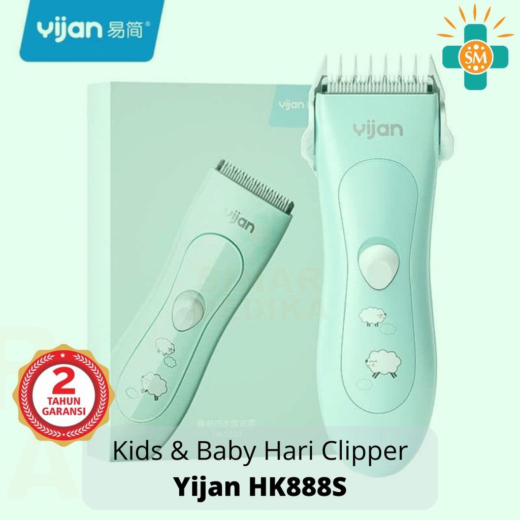 YIJAN HK888S - CUKUR RAMBUT ANAK &amp; BAYI ANTI AIR - PORTABLE KIDS BABY HAIR CLIPPER WATERPROOF