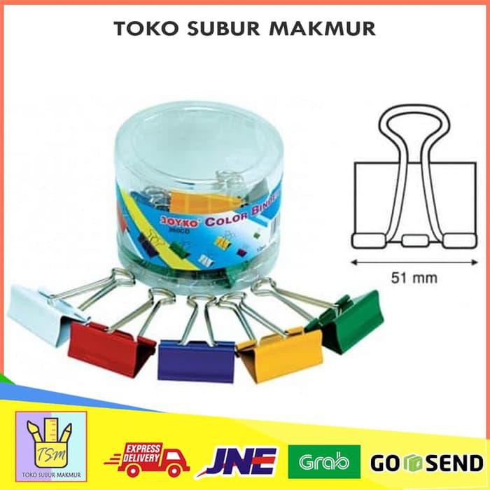 

ATK BINDER CLIP WARNA COLOR JOYKO PENJEPIT KERTAS KLIP GROSIR TERMURAH ATK STATIONARY