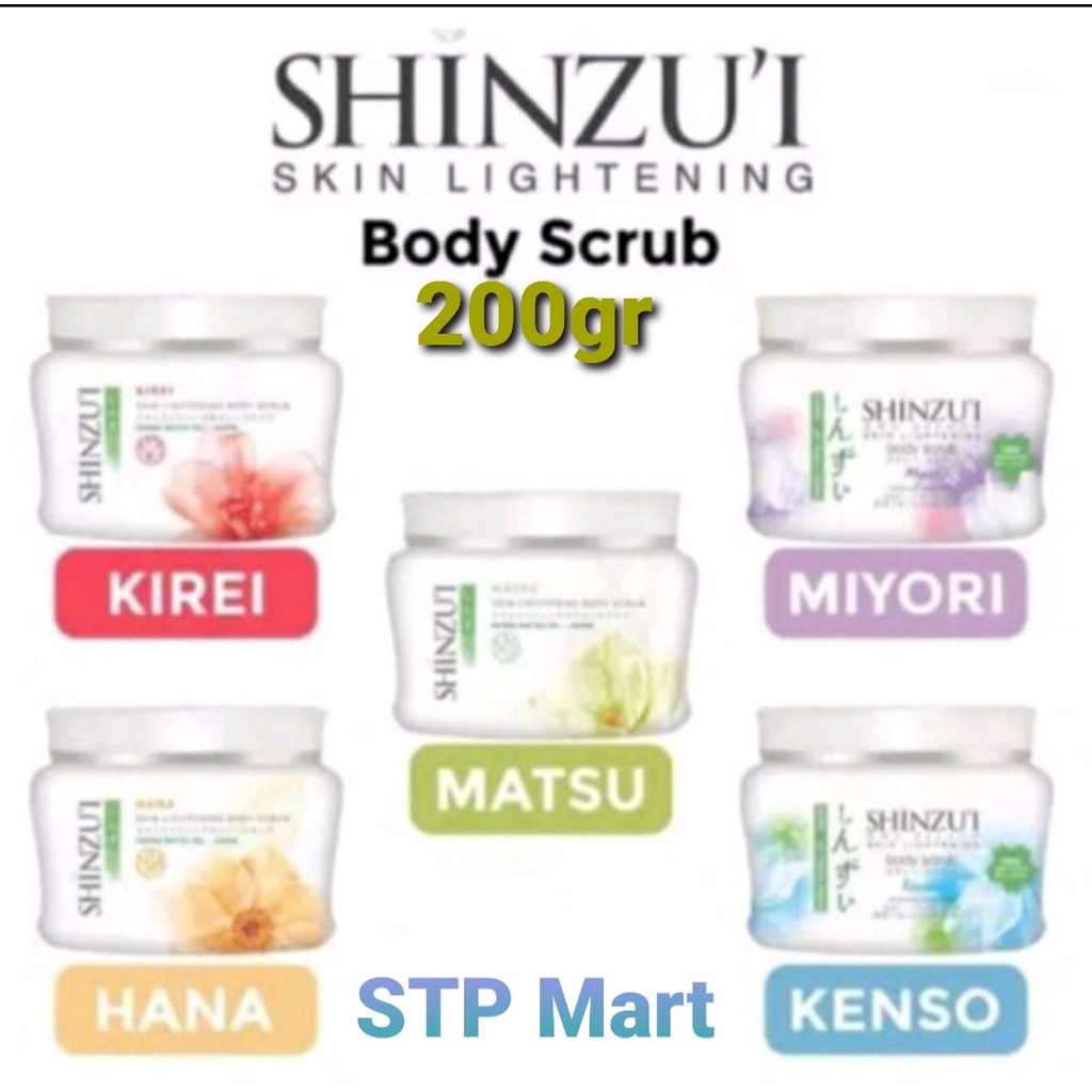 SHINZUI BODY SCRUB LULUR MANDI 200GR // LULUR MANDI SHINZU'I