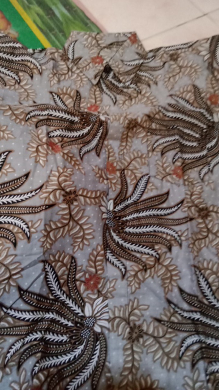 Batik Couple Pasangan Sania Ruffle Ori Ndoro Jowi Dnt Motif