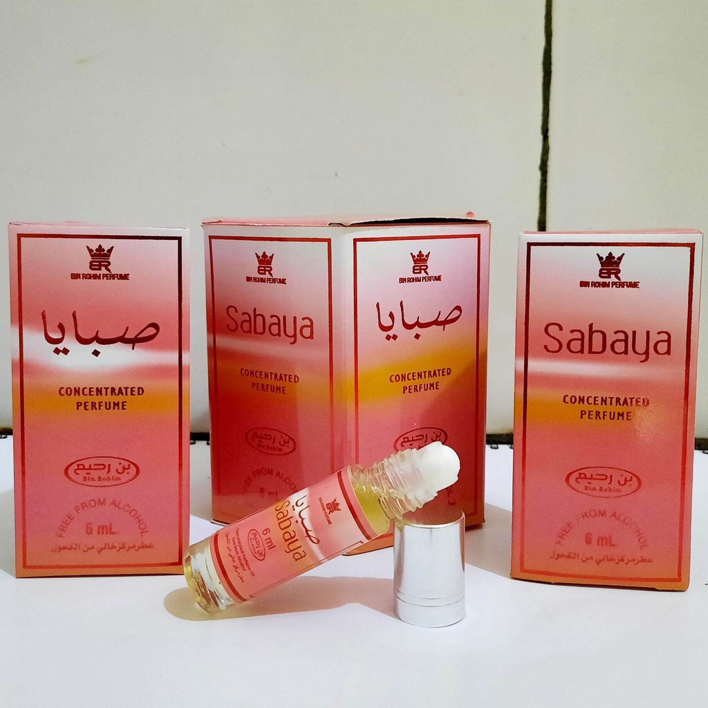 Minyak Wangi aroma SABAYA Roll On 6ml Parfum Wanita Non Alkohol