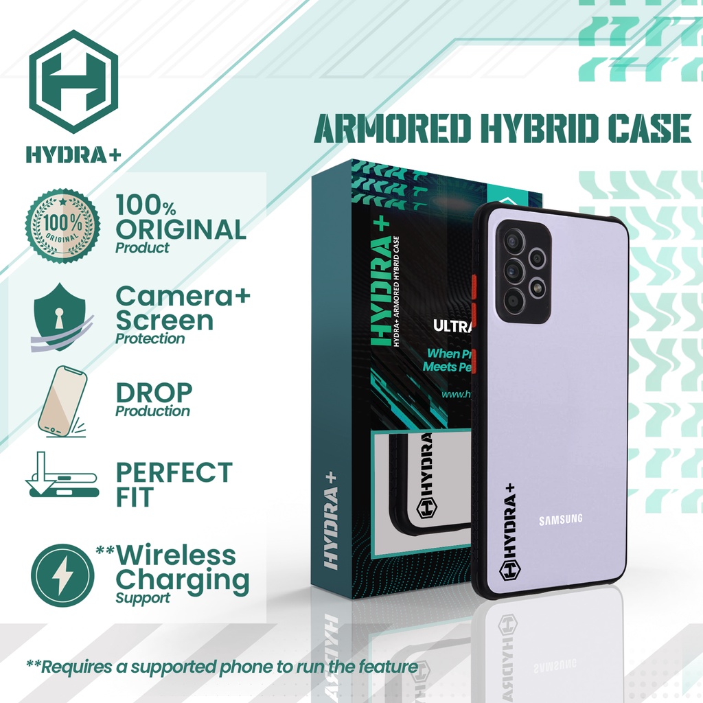 HYDRA+ Samsung A72 Armored Hybrid Case - Casing Hardcase Soft