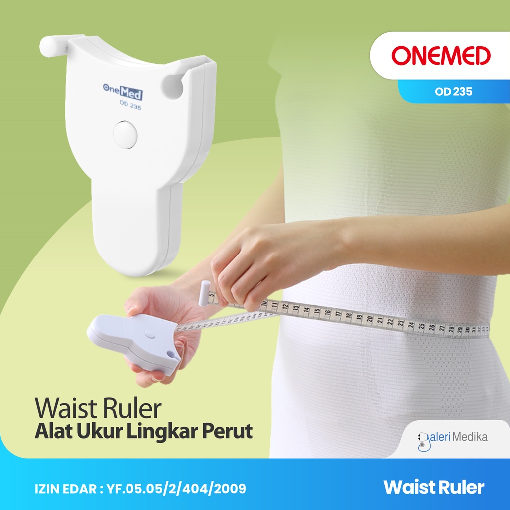 Onemed OD-235 Alat Pengukur Lingkar Tubuh / Kepala / Pinggang - Waist Ruler