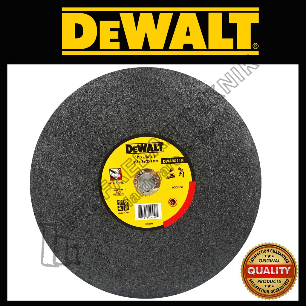 Mata Potong Gerinda 14” Dewalt DWA8011R Metal Cutting Disc