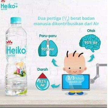 HEIKO+ WATER 500 ML MORINAGA