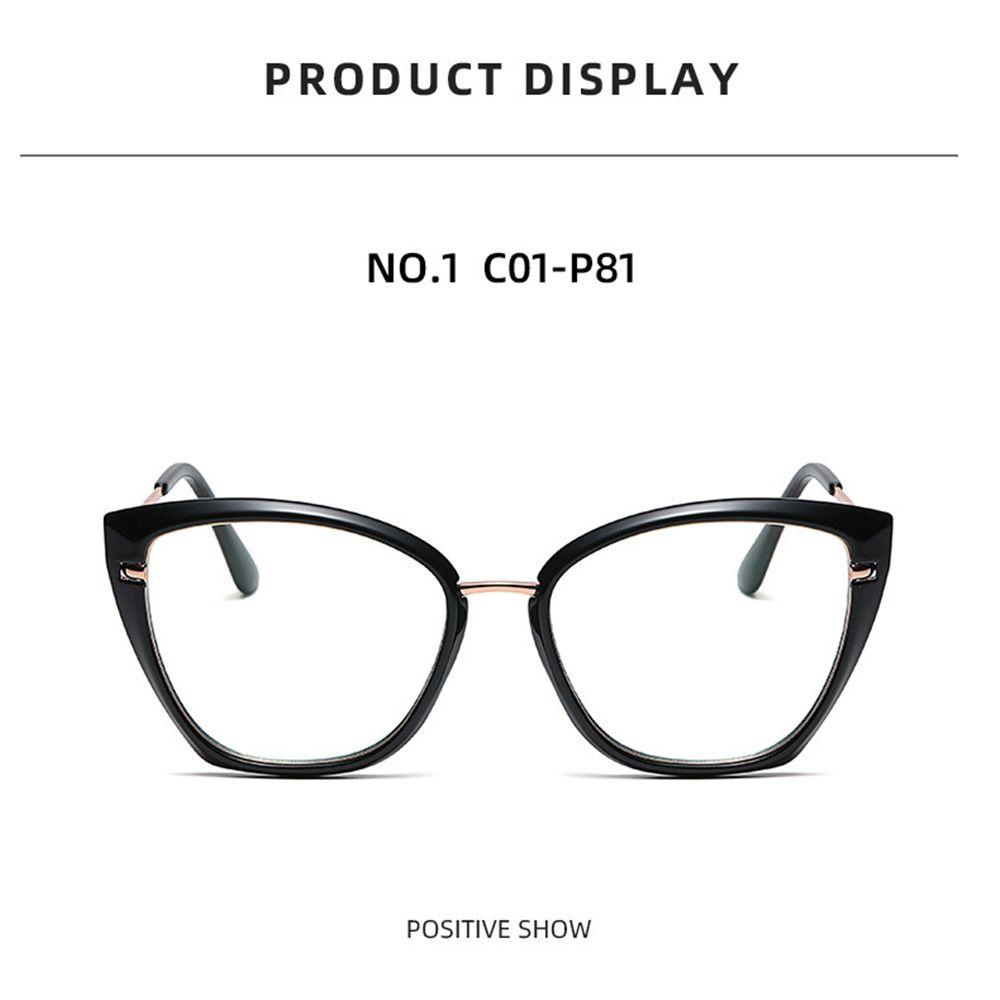 Populer Kacamata Cat Eye Wanita Pria Myopia Glasses Frame Baca Gaming TV/Phones Eyewear Kacamata Komputer