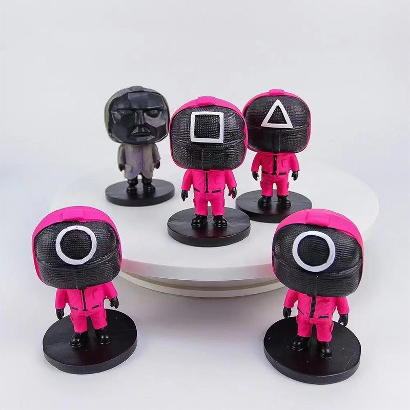 【COD】Korea Game Cumi-Cumi Dengan Figur Game Kreatif Ornamen Mainan Bertopeng Yang Sama