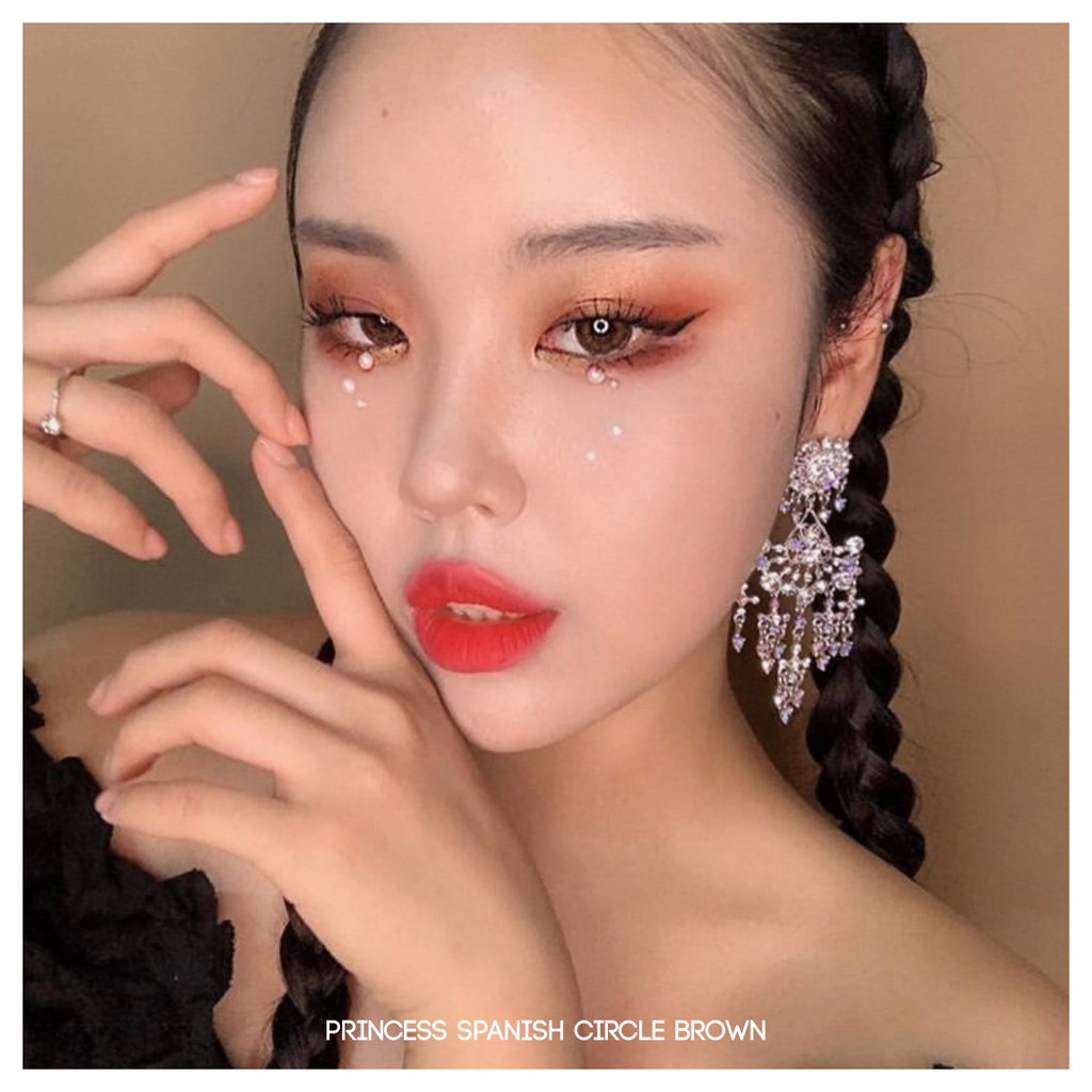 MIKHAYLOVESHOP Softlens Spanish Circle Brown | EOS Princess
