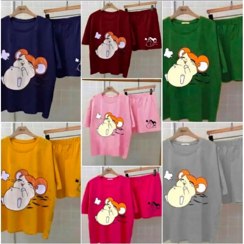 BAJU TIDUR HAMSTER l SETELAN HAMSTER