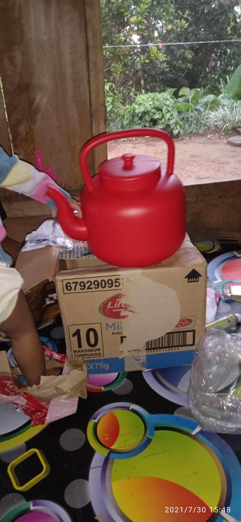 Teko/ Ceret Merah Plastik Eagle