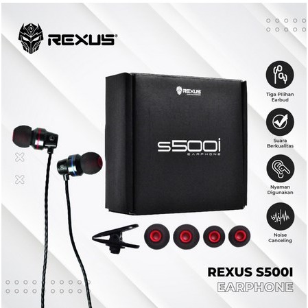 ITSTORE Erphone Headset Rexus S500I S 500I S500 I Free Pouch