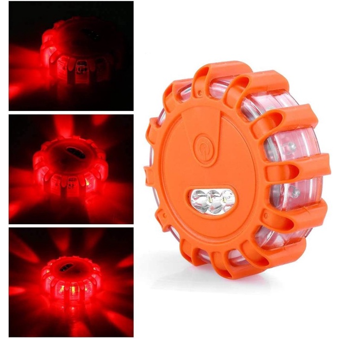 Lampu 15 LED Hazard Warning Mobil Motor Darurat Flare Strobe Beacon