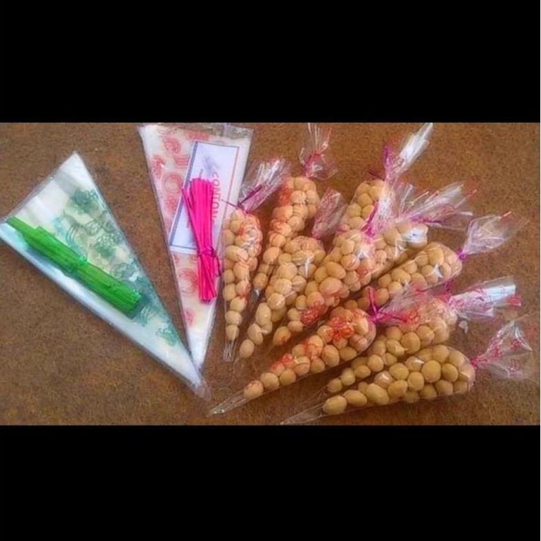 Plastik Contong Kacang / Contong Mete / Contong Snack - Isi 50