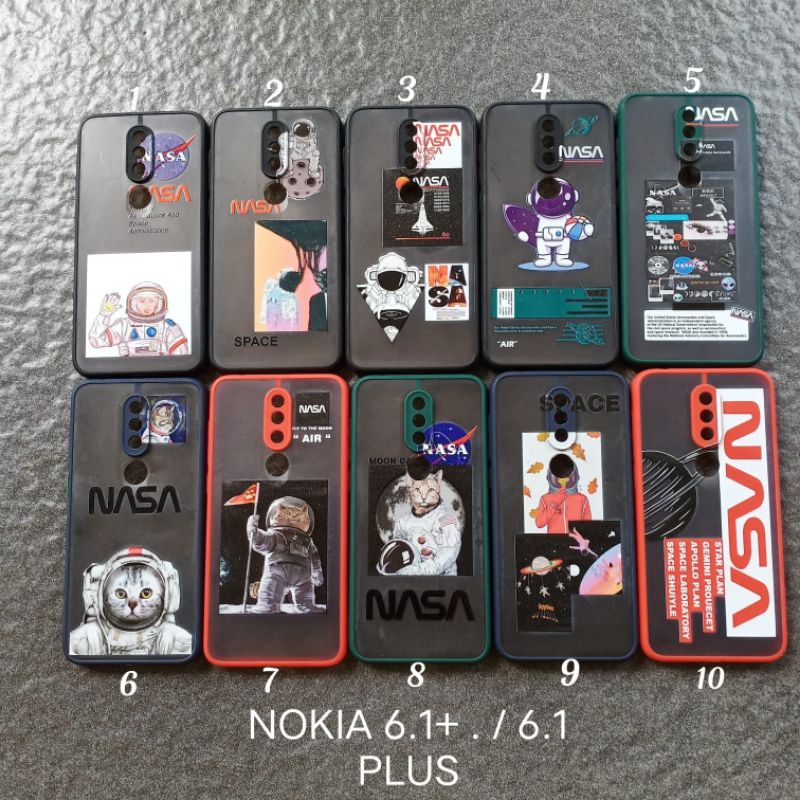 Case gambar Nokia 6.1+ . Nokia 6.1 PLUS . Nokia X6 motif cowok soft softcase softshell silikon cover casing kesing housing