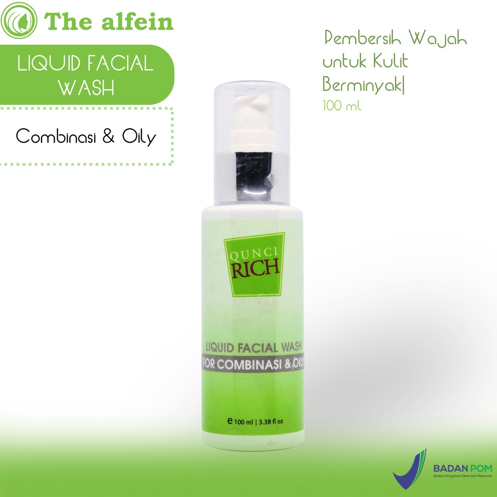 Facial Wash For Oily Skin - Qunci Rich by The Alfein Clinic | Pembersih Wajah untuk Kulit Berminyak