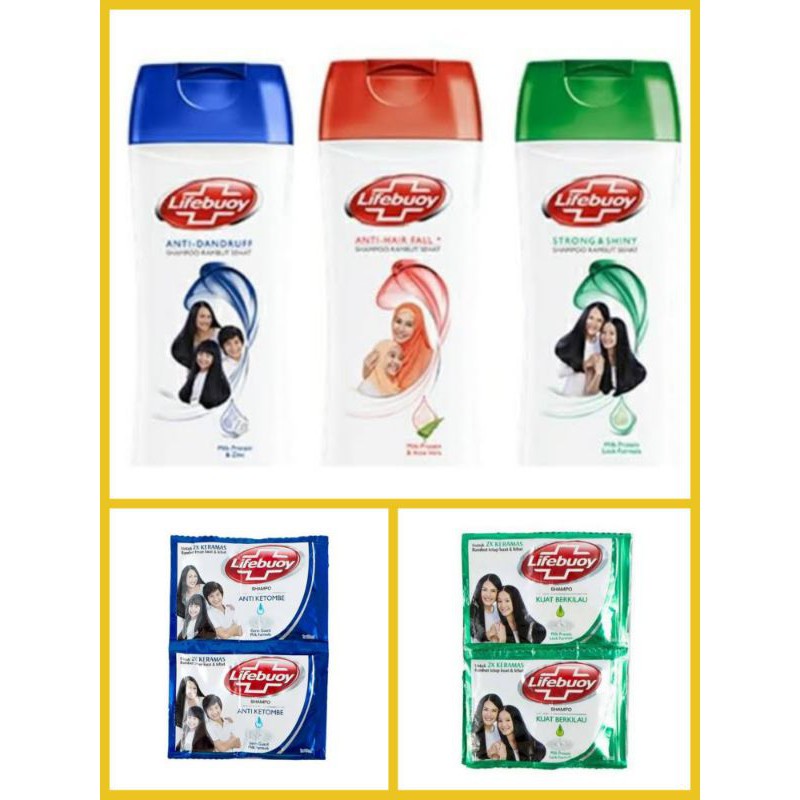 Shampo Lifebuoy 12 Sachet / Shampo Lifeboy Renceng