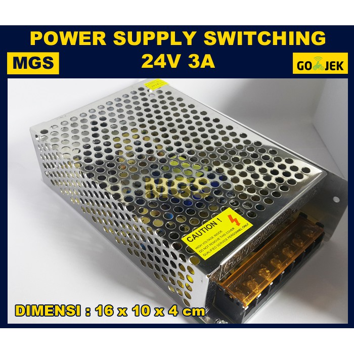 Power Supply Switching 24V 3A