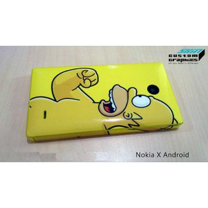 Skin Protector / GarSkin Protector / Garskin Handphone  Custom Design For Nokia X Android