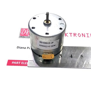 Dinamo Motor DC 12 V CCW putar kiri volt 2400rpm DC12v 12v 12volt bor