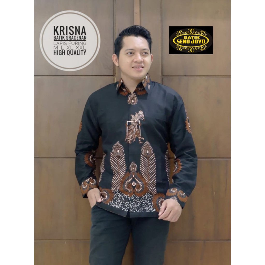 KRISNA SENOJOYO KEMEJA BAJU BATIK PRIA SOLO LENGAN PANJANG FULL FURING KATUN HALUS ATASAN BATIK PREMIUM MODERN Batiksoloamanah AJISAKA HIJAU SAPTHA WIRAYUDHA ASTAGUNA ARIESWARA SEJAGAD PEKSI SELING PROBOSETO MAHESA CENDRAWASIH NAVY KERTOSONO BATIK SOLO