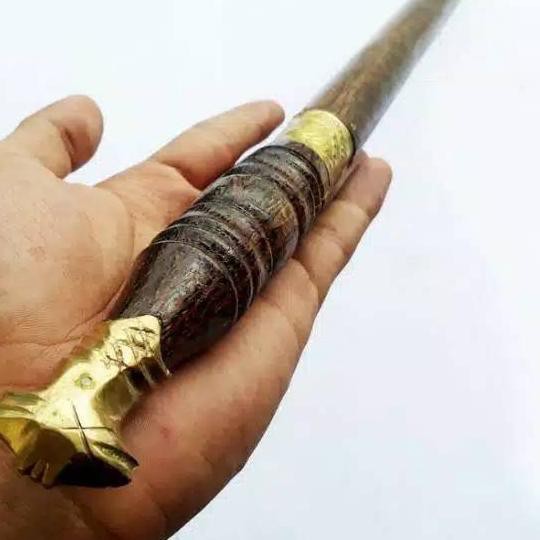 WBXH Tongkat komando garuda bilah keris kuningan _