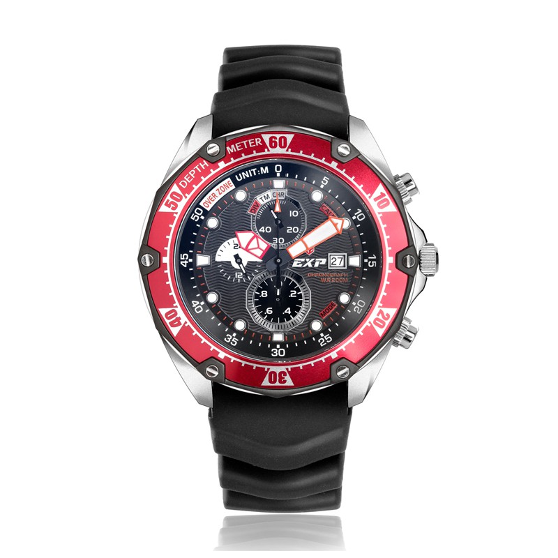 Expedition 3007 Jam Tangan Pria - Silver Red MCTRBBA