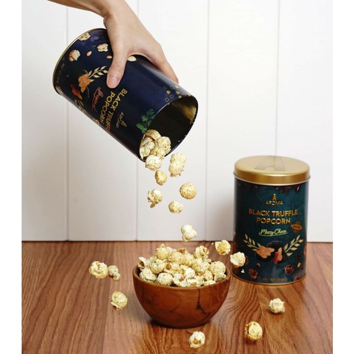 Aroma Black Truffle Popcorn made in Singapore