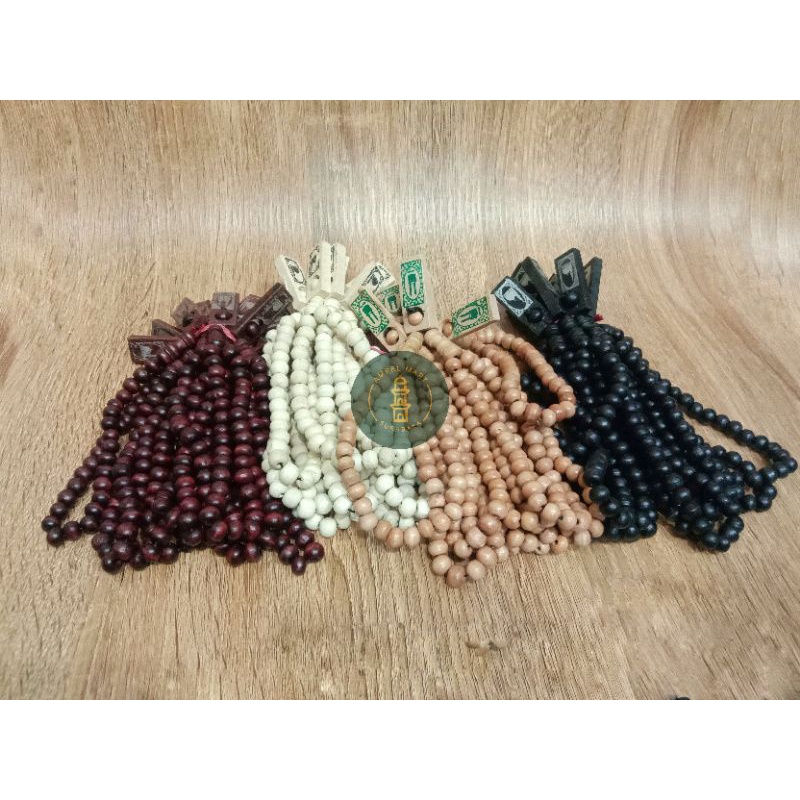 Tasbih Kayu 33 Original Tasbih 33 Biji Tasbih Untuk Souvenir, Oleh-oleh Haji dan Umroh