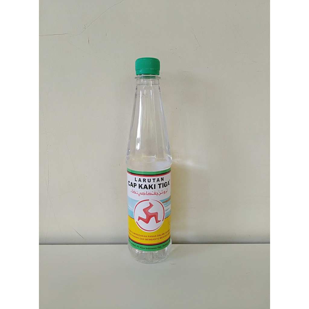 

Larutan Cap Kaki Tiga Botol Plastik 500ml