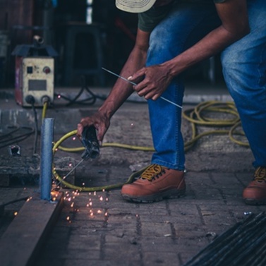 Sepatu Safety Ujung Besi Septi Kerja Proyek Lapangan Bisa COD / Bayar ditempat Robweld