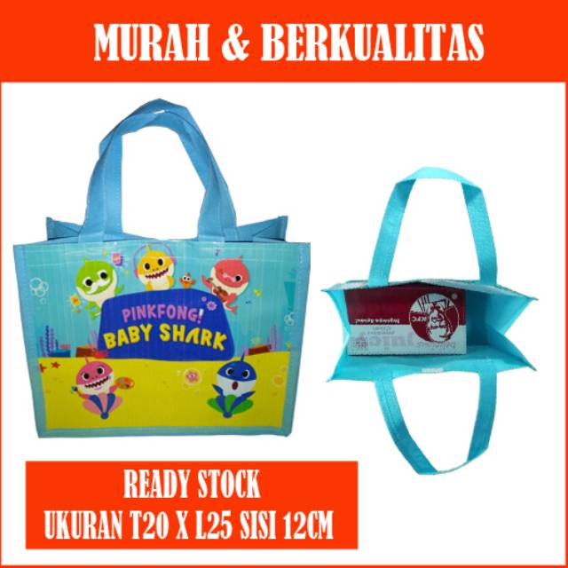 

Tas ultah baby shark/goodie bag ultah baby shark